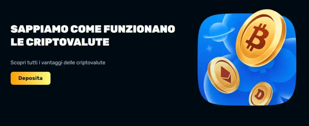 Banner di deposito su RocketPlay IT